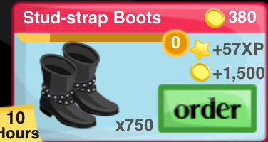 Stud Strap Boots Item
