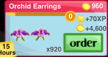 Orchid Earrings Item