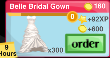 Belle Bridal Gown Item