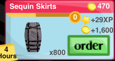 Sequin Skirts Item