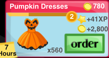 Pumpkin Dress Item