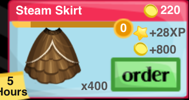 Steam Skirt Item