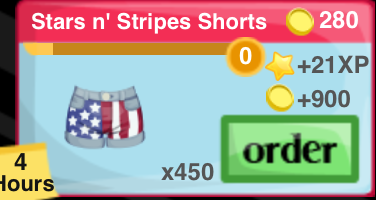 Stars N Stripes Shorts Item