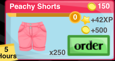 Peachy Shorts Item