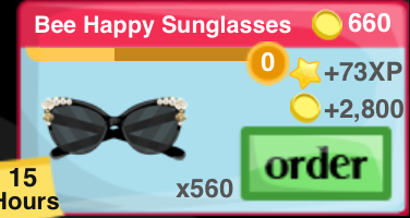 Bee Happy Sunglasses Item