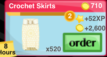 Crochet Skirt Item