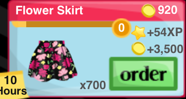 Flower Skirt Item