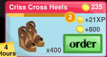 Criss Cross Heels Item