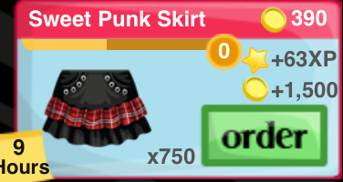 Sweet Punk Skirt Item