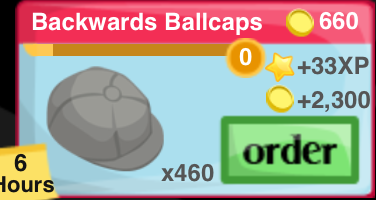 Backwards Ballcap Item