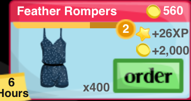 Feather Rompers Item