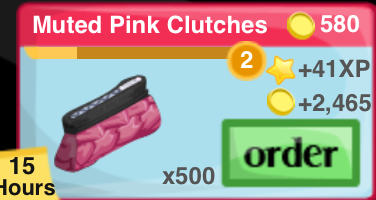 Muted Pink Clutch Item