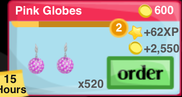 Pink Globes Item