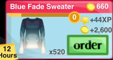 Blue Fade Sweater Item