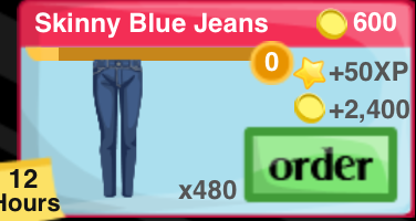 Skinny Blue Jeans Item
