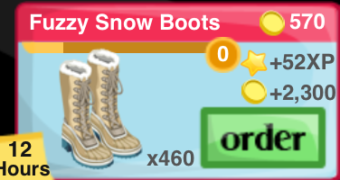 Fuzzy Snow Boots Item