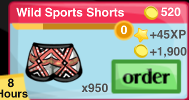 Wild Sports Shorts Item