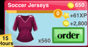 Soccer Jersey Item