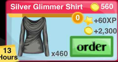 Silver Glimmer Shirt Item