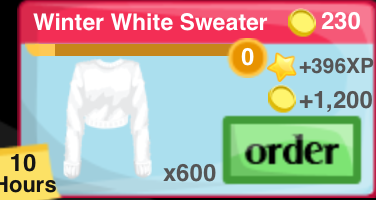 Winter White Sweater Item