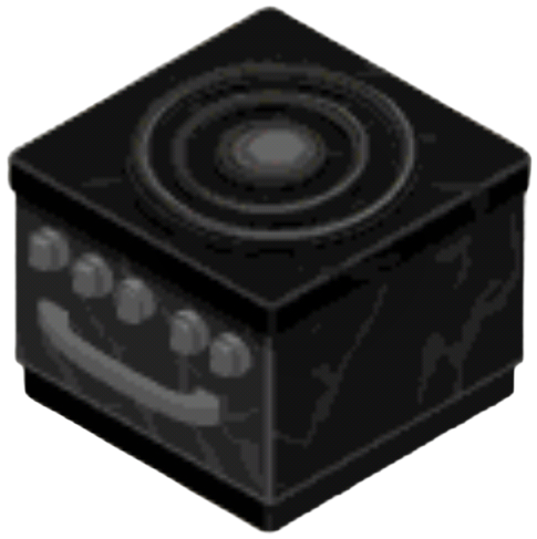 Appliance - Black Marble Stove