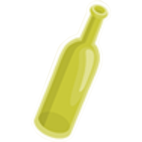  TL Part cider bottle yellow