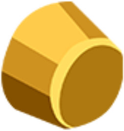  TL Part hex knob