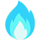  TL Part Ice Blue Flame