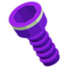 purple screw Part