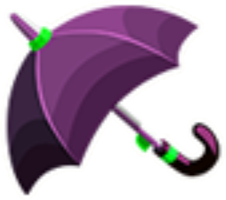  TL Part purple umbrella
