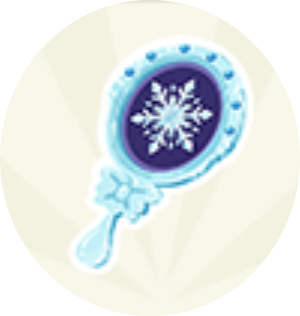  TL Part snow queens hand mirror