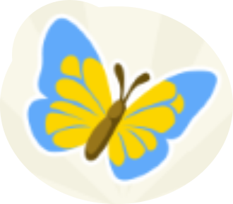  TL Part spring garden butterfly