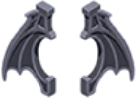  TL Part stone gargoyle wings