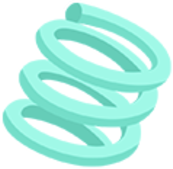 turquoise coil Part