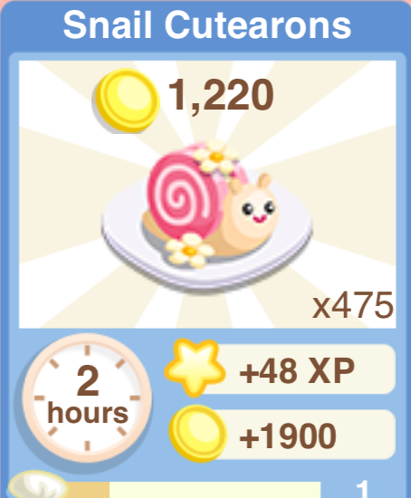 Snail Cutearon Recipe