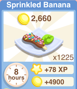 Sprinkled Banana Recipe