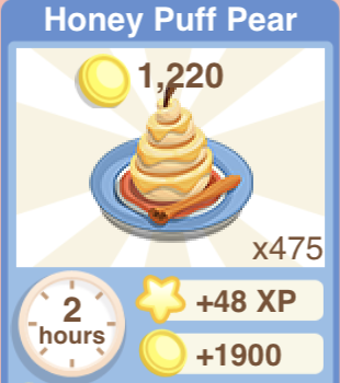 Honey Puff Pear Recipe