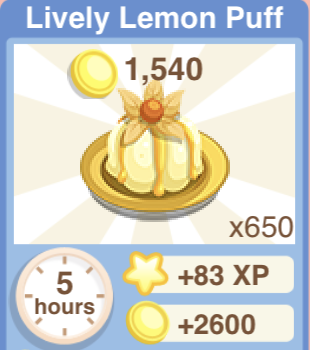 Lively Lemon Puff Recipe