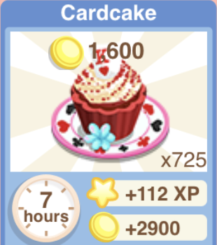 Cardcake Cupcake Recipe