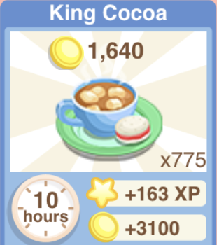 King Cocoa Recipe
