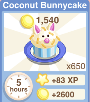 Coconut Bunnycake Recipe