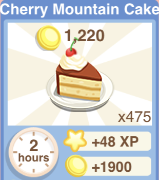 Cherry Mountain Cake Recipe