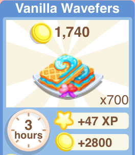 Vanilla Wavefers Recipe