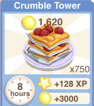 Crumble Tower Recipe