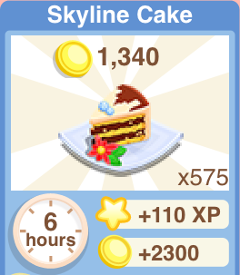 Skyline Cake Recipe