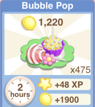 Bubble Pop Recipe