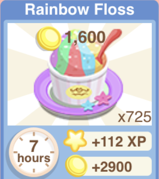 Rainbow Floss Recipe