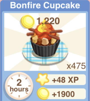 Bonfire Cupcake Recipe