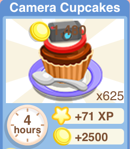 Camera Cupcakes Recipe
