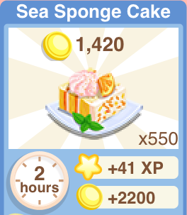Sea Sponge Cake Recipe